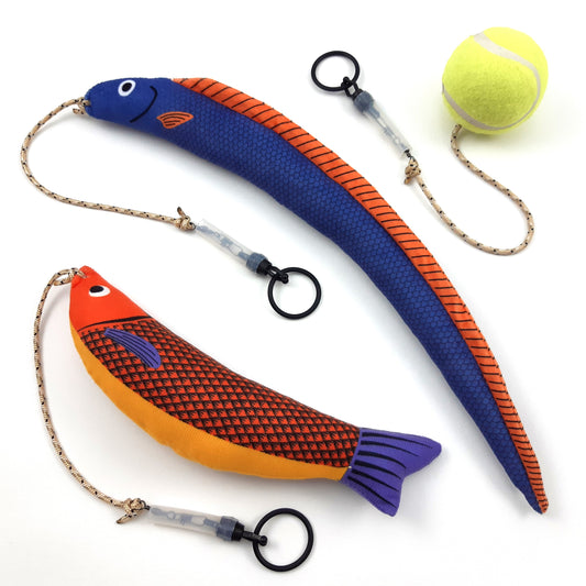 3 Toys Set With Ball, Fish & Eel