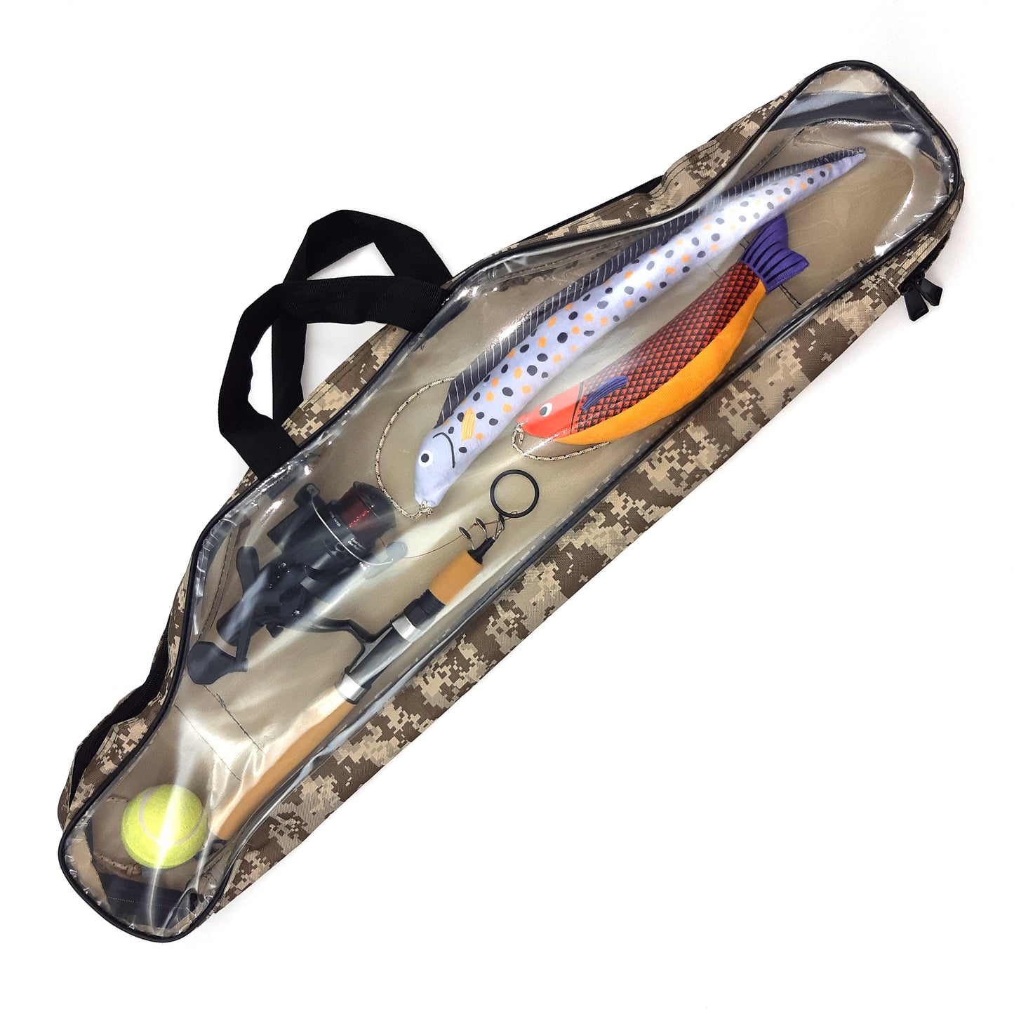 3 Toys Combo Set With Ball, Fish & Eel