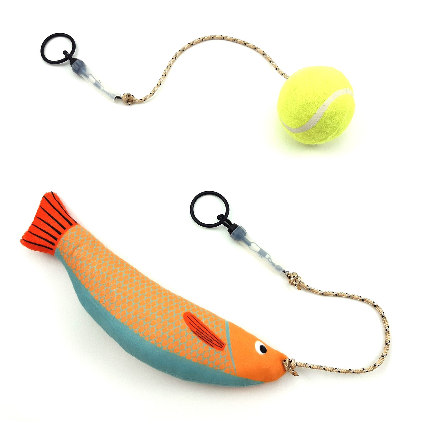 2 Toys Set With Ball & Fish